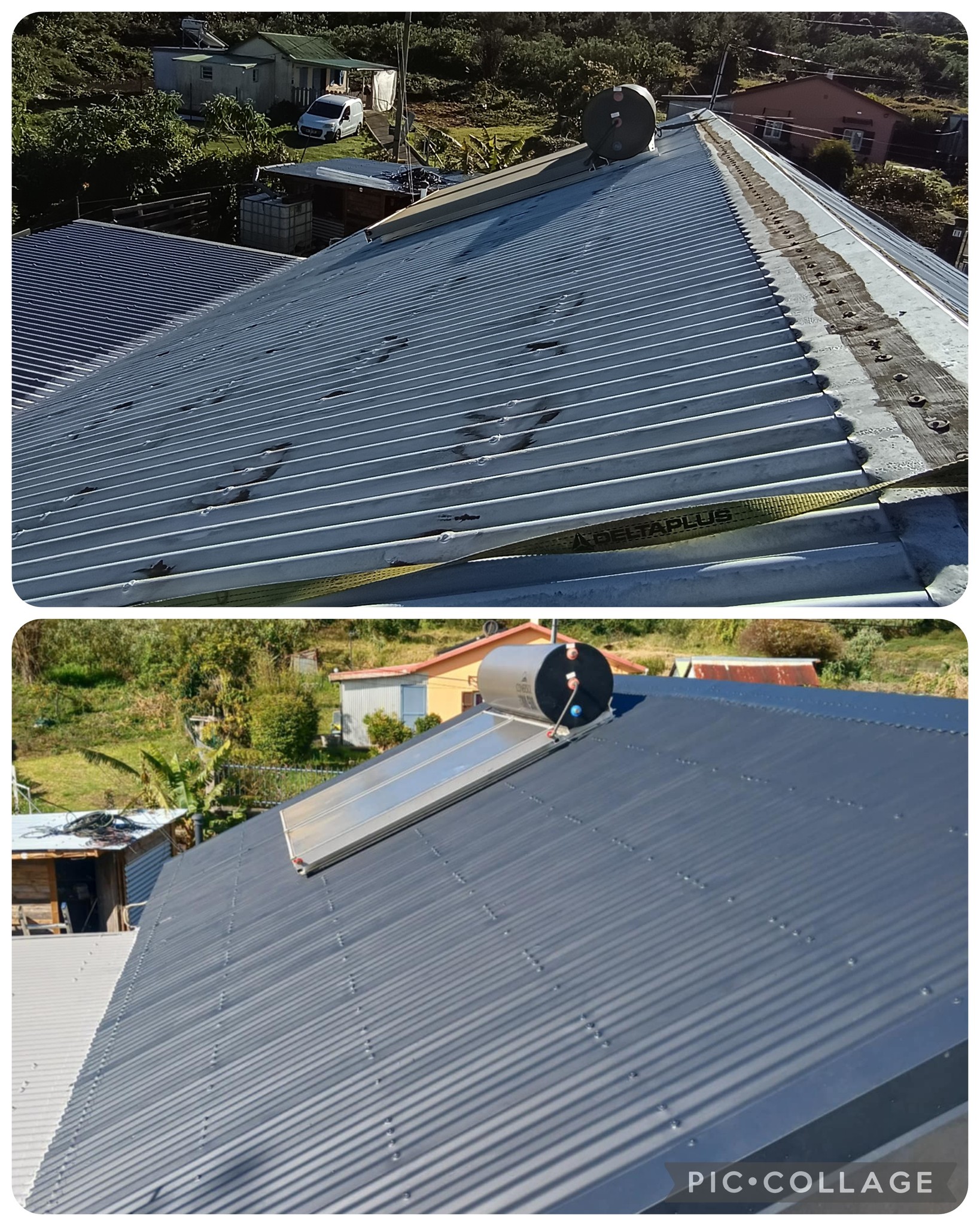 Transformation avant après